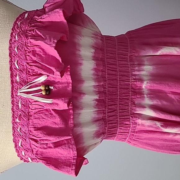 Peruvian sundress pink New Never Worn - Picture 2 of 12